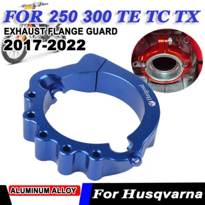 For Husqvarna 250 300 TE TC TX Exhaust Flange Guard Muffler Pipe Clamp 2021 2022 - Изображение 1 из 4