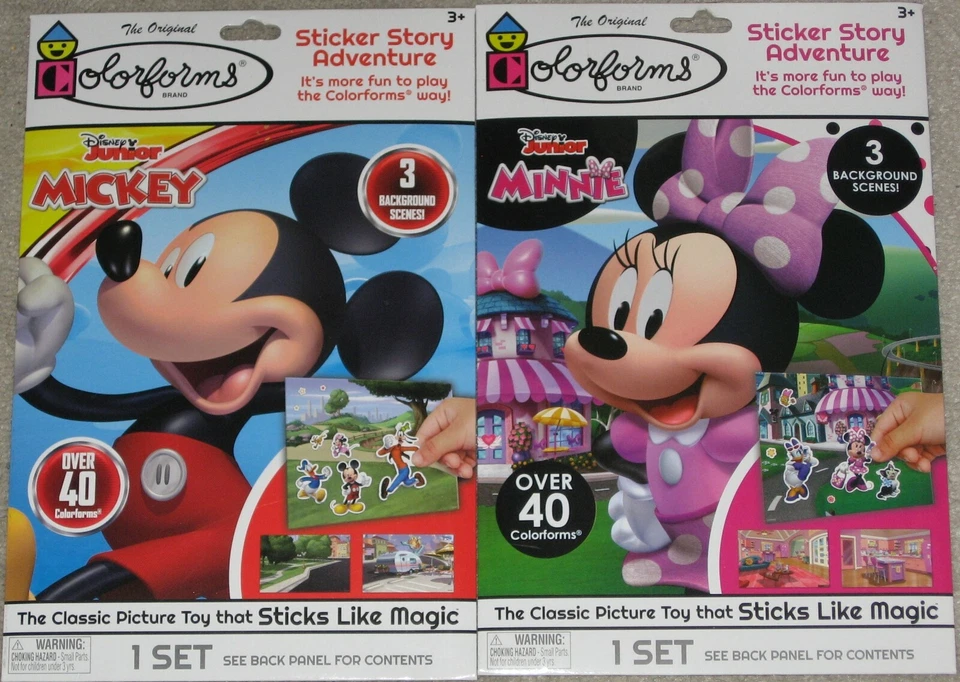 Disney Jr. Mickey Mouse 45 Colorforms Sticker Story