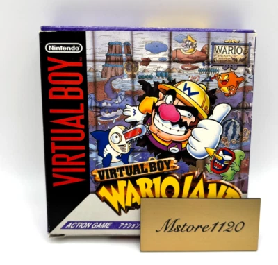 Nintendo Virtual Boy Wario Land Hidden Treasure in Video Games with box New - Image 1 of 4