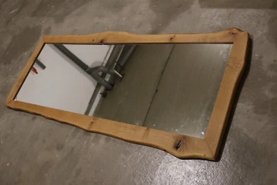 Spiegel Eiche Wild Holz Baumkante Spiegelrahme Wandspiegel Garderobenspiegel NEU - Bild 1 von 4