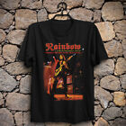 Rainbow Rock Band T-Shirt Blackmore Live In Munich Straight Between the Eyes