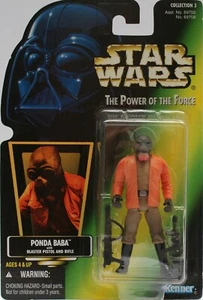Star Wars POTF Collection 3 - Ponda Baba (Vers. 2, MOC auf US-Karte Kenner 1997) - Bild 1 von 5