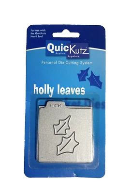 Quickutz Holly Leaves For Use W QuicKutz Hand tool  - Image 1 of 2