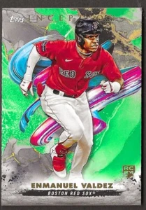 Emmanuel Valdez 2023 Topps Inception GREEN RC Rookie #124 Boston Red Sox ⭐ MINT - Picture 1 of 2