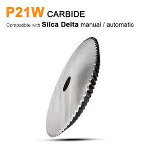 Rueda cortadora de llaves de carburo P21W compatible con Silca Delta automática y manual - Imagen 1 de 5