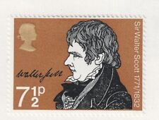 UK Famous Writer Walter Scott stamp 1971 MLH UK