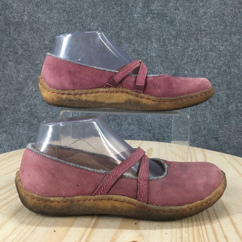 Scarpe Clarks Originals donna 7 5 M Latana Willow Mary Jane ballerine pelle viola