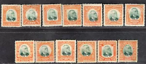 BRAZIL 1906 OFFICIAL STAMP Sc. # O 1/13 MH - Picture 1 of 2