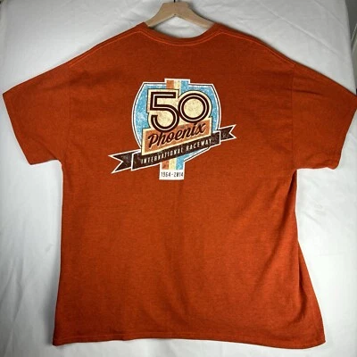 Camisa Interstate 50 Arizona Para Hombres XL Naranja Camiseta America Raceway A693 Foto 1 de 4