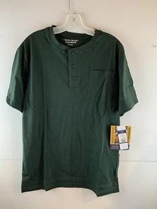 Bass Creek Herren Workwear Kurzarm Hemd. Dark Forrest Grün Größe M Neu mit Etikett - Bild 1 von 12