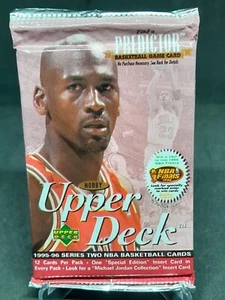 1995-96 Upper Deck Series 2 Hobby Pack 12 Cards Jordan Inserts🏀 OVP NEU - Bild 1 von 2