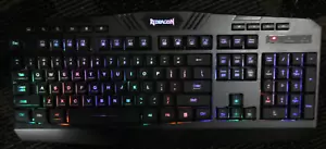 Redragon Gaming Keyboard And Mouse S101-3 Wired New Open Box - Picture 1 of 5