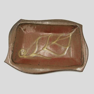 Vintage Doe Ridge Keramik Galerie Steinzeug Künstler signiert Platte Schale Schmuck Tablett - Bild 1 von 6