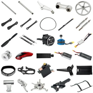 Flywing FW450L RC Helicopter Parts Original and Upgrade Battery Motor ESC Servo - Picture 1 of 53