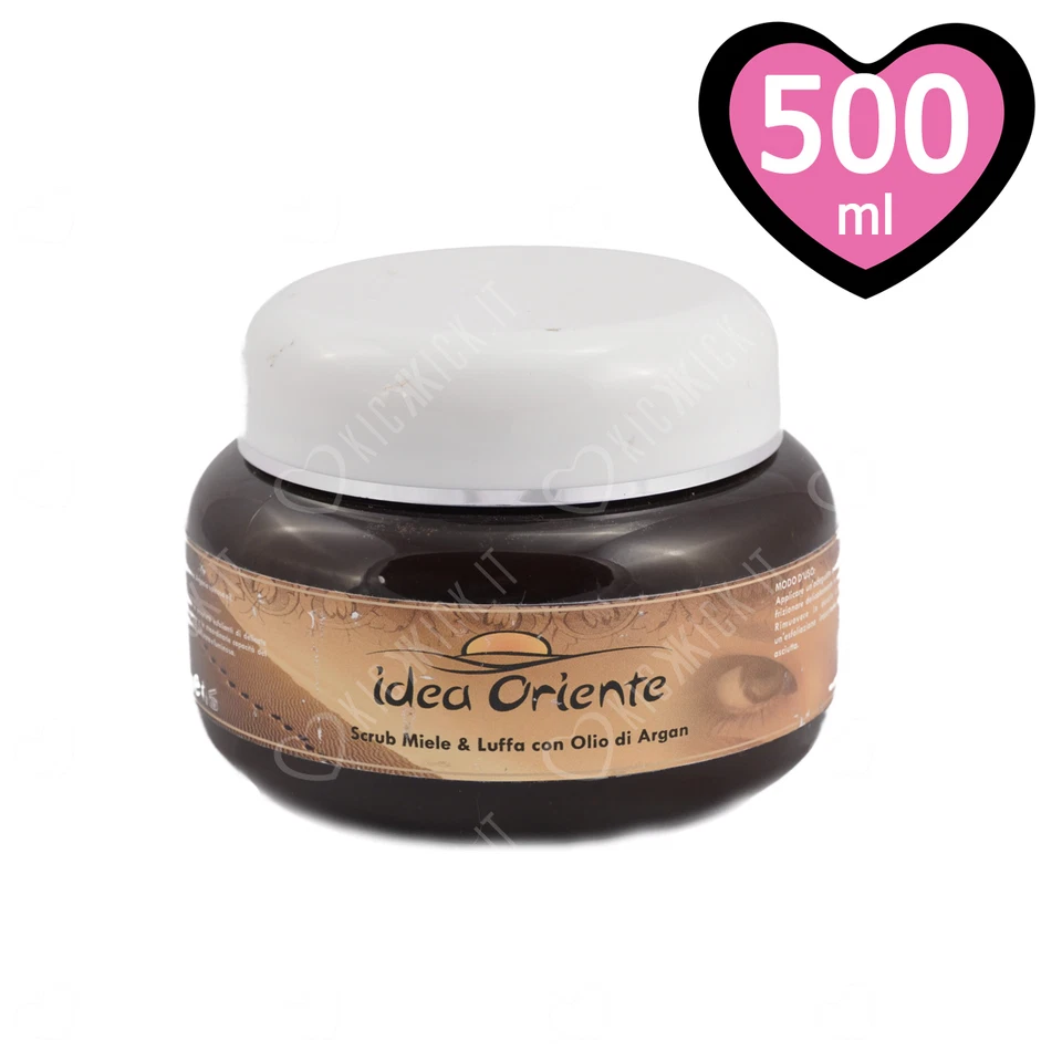 Scrub Esfoliante Corpo con Olio di Argan, Miele e Luffa Pelle Vellutata  - Immagine 1 di 1