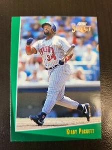 1992 Select Kirby Puckett Card #4 - Bild 1 von 2