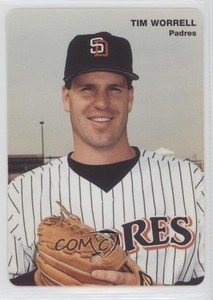 1996 Mother's Cookies San Diego Padres Stadium Giveaway Tim Worrell #24
