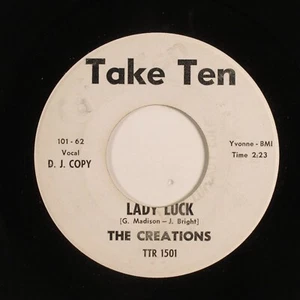 R&B Soul Doo Wop 45 CREATIONS Lady Luck TAKE TEN VG++/VG+ promo HEAR f - Picture 1 of 2