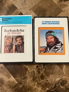 2 Willie Nelson 8-Track Cartridge Tape Lot San Antonio Rose / Always on My Mind - Bild 1 von 3