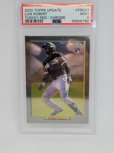 LUIS ROBERT 2020 Topps Update Turkey Red Chrome RC Rookie #TRC27 MINT PSA 9