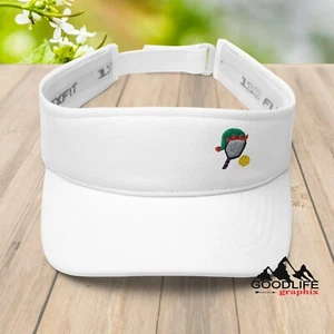 Pickleball Navidad Elfo Paddle Visera de Sol Sombrero para Hombre Mujer - Imagen 1 de 10
