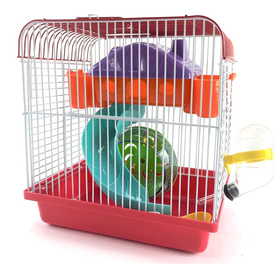 Hamster Small Rodent Cage Habitat Playhouse Gerbil Mouse Mice Accessories