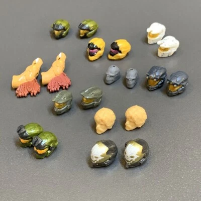 Lot 20 Head HALO Mega Bloks Construx Building Figure UNSC MARINE Elite COD #75 - Image 1 of 3