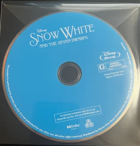 NEW SNOW WHITE & THE SEVEN DWARFS (1937) - Blu-ray disc only in clear sleeve - Picture 1 of 3