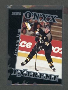 1999-00 STADIUM CLUB ONYX EXTREME DIE-CUT #OE1 JAROMIR JAGR         *13306