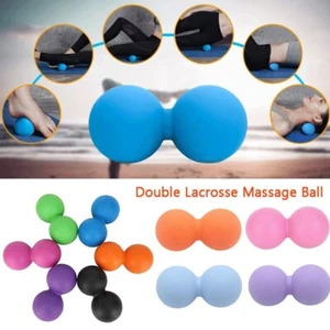 Massage Ball Solid Mobility Relax Myofascial Trigger Point Peanut Lacrosse Ball - Picture 1 of 15