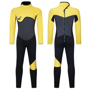 Kids Boys Bodysuit Snorkeling Swimwear Pool Jumpsuit Holiday Mock Neck Wetsuit - Picture 1 of 20