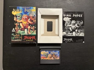 Evolution: Dino Dudes Atari Jaguar CIB Complete in Box Tested & Works Authentic - Picture 1 of 24