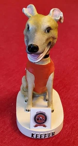 Vintage Derby Lane St Petersburg Greyhound Dog Bobbleheads "Keefer” & Scott Free - Picture 1 of 14