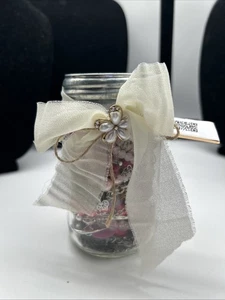 Mystery Jewelry Jar All Wearable Vntg To Now W Or WO Decorated Jar (All Pink) - Picture 1 of 7