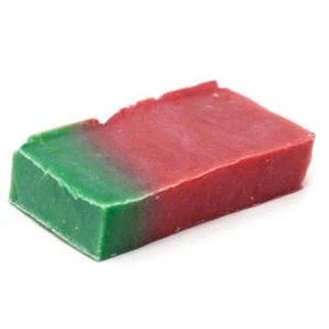 Olivenölseife mit Wassermelone – handgefertigte Naturseife, erfrischend, 110 g - Bild 1 von 4