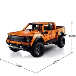 New 1379Pcs Technical Ford Raptors F150 Pickup Truck Sports Car Building Blocks - Picture 1 of 8