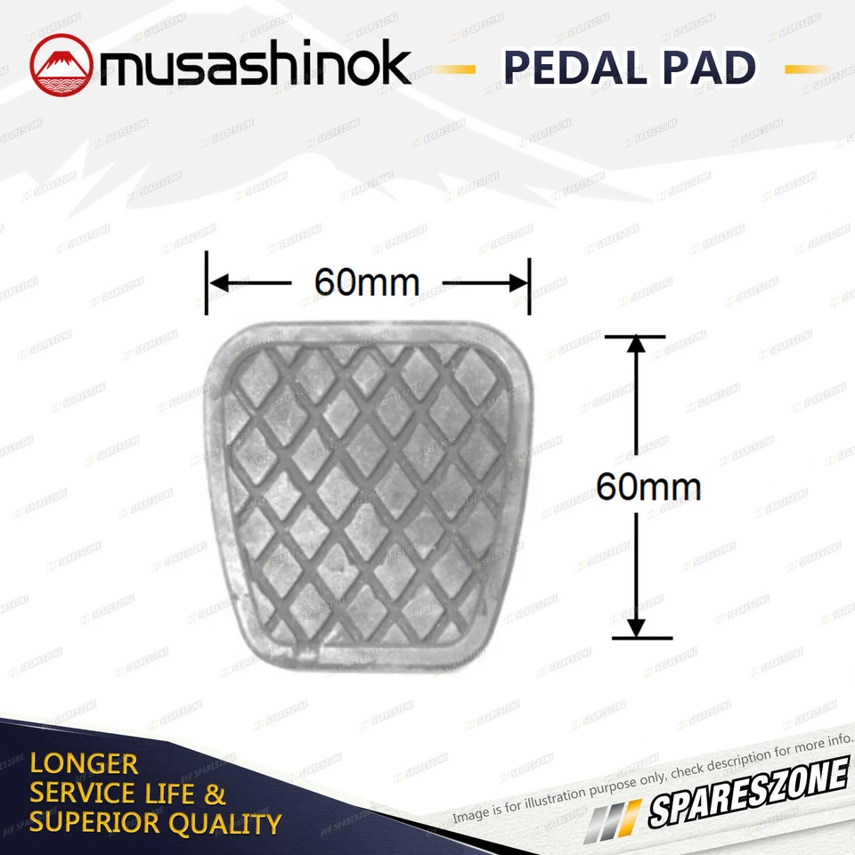 Brake or Clutch Pedal Pad for Honda CRV RD5 RD7 RD8 RE4 Accord Euro Legend MT - image 1 of 2