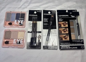 5 PC Covergirl Eye Kit Eye Shadow Palette Brow Powder Liner Pencil - Picture 1 of 7