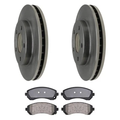 For Buick Rendezvous 02-07 ACDelco Silver Front Brake Kit w Ceramic Pads Foto 1 de 4