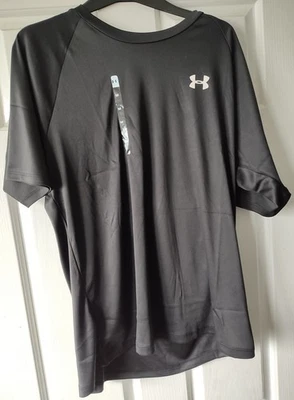 Under Armour Men's Tech 2.0 Short Sleeve T-Shirt Black M 42 Training Top UA BNWT - Image 1 of 4