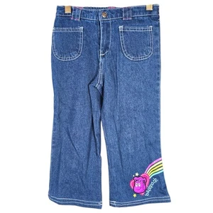 Vintage Dora The Explorer Girls Kids Jeans Size 6 Embroidered Nickelodeon Y2k - Picture 1 of 8