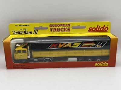 Solido DAF Savoyarde 1:60 Camion KVAS Rimorchio TonerGam III Collezione - Immagine 1 di 2