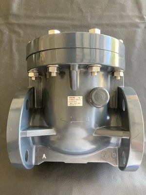 2” PVC Flanged Asahi Swing Check Valve EPDM - Image 1 of 4