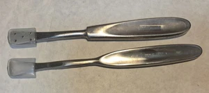 TWO Codman Elevator, Cushing 65-1075 & Langenbeck 65-1116 Wide Round Edge (A6B) - Picture 1 of 3