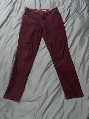 Calça feminina Eddie Bauer Boyfriend slim veludo tamanho 2 - Imagem 1 de 4