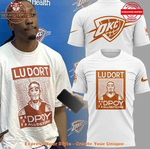 Oklahom City Thunder Lu Dort For D Poy All Defense 3D Shirt - Picture 1 of 1