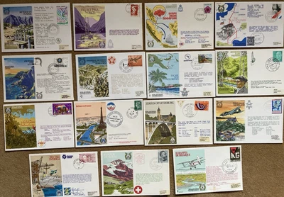 15 RAF Covers RAFES - Royal Air Forces Escaping Society - Comet Line WW2 etc (F) - Image 1 of 4