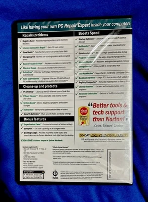 iolo System Mechanic - SEALED - Fixes Errors, Crashes  - Windows 7, 8 Vista XP - Image 1 of 2