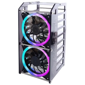 Rack Tower Pro, 8-Layer Gehäuse für Raspberry Pi Cluster, auch für Jetson Nano - Afbeelding 1 van 7