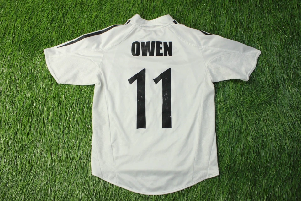 CAMISETA DE FUTBOL REAL MADRID OWEN 2004-2005 LOCAL ADIDAS ORIGINAL JOVEN S Foto 1 de 4
